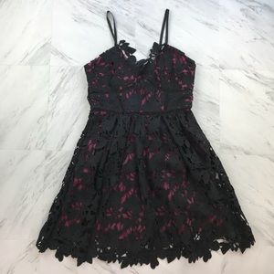 [Romeo & Juliet Couture] Woven Lace Mini Dress M